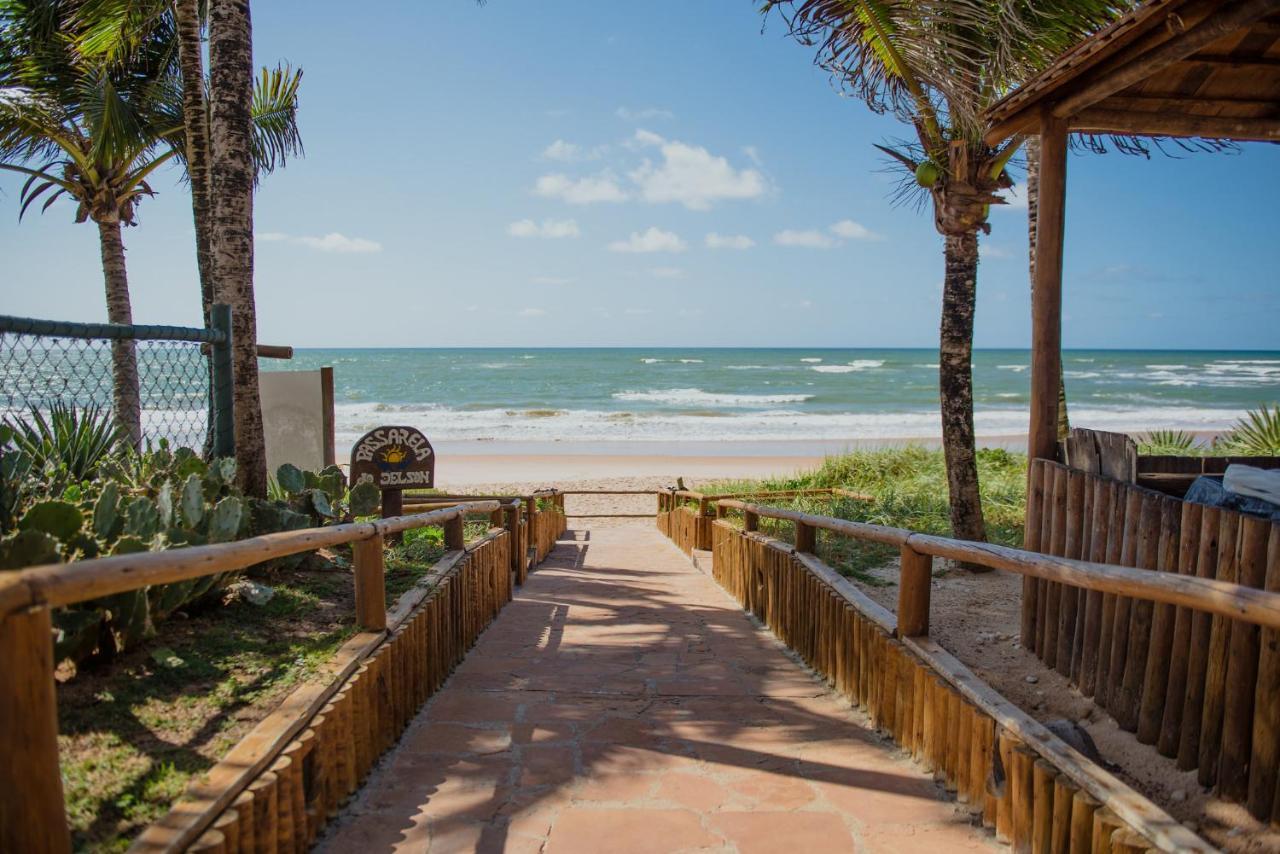 Flat Guarajuba Beira da Praia pé na areia Extérieur photo