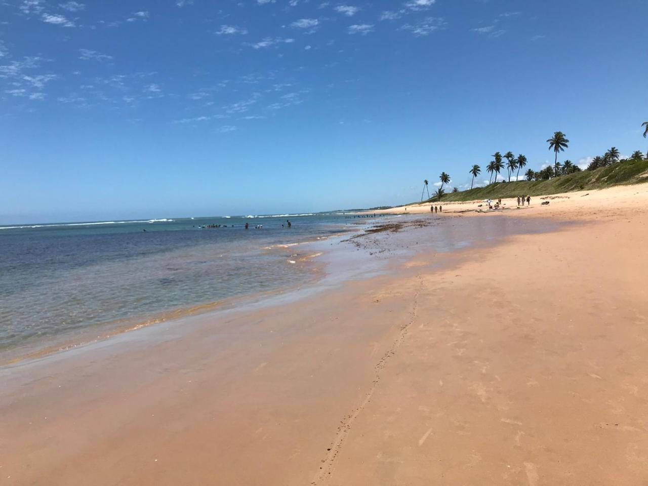 Flat Guarajuba Beira da Praia pé na areia Extérieur photo