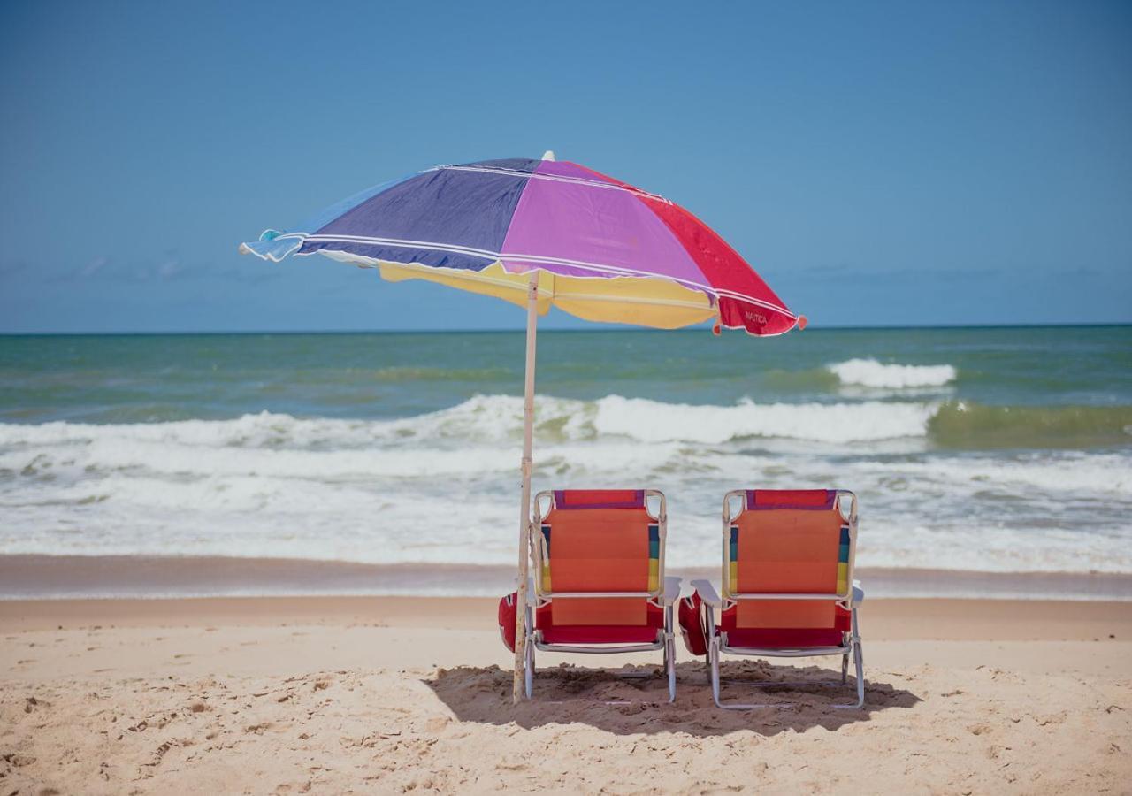 Flat Guarajuba Beira da Praia pé na areia Extérieur photo